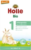 HOLLE lait pour nourr 1 lait chèv bio (nouv) 400 g