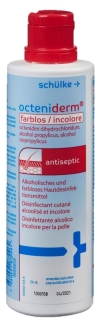 OCTENIDERM sol incolore avec couvercle 250 ml
