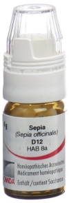 OMIDA Sepia Glob D 12 m Dosierhilfe 4 g