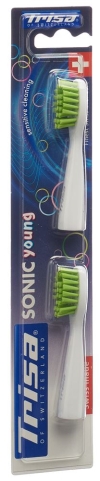 TRISA Ersatzset Sonic Pro Clean Young, 2 Stück
