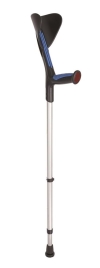 SUPAIR Krücke Alu blau Softgriff 140 kg, 1 Paar