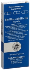 SANUM Bacillus subtilis Kaps D 6 5 Stk