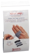 3PP Buddy Loops 3/4 1.90 cm breit grau, 5 Stück