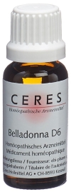 CERES belladonna 6 D dilution 20 ml