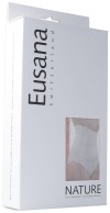 EUSANA chauffe-reins anatomique ivoire 100% soie, taille S