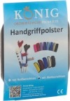 KÖNIG rembourrage pour poignée noire velcro, 1 paire