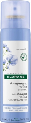 KLORANE Shampooing sec lin aerosol spray, 150 ml