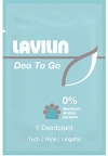 LAVILIN Deodorant lingettes box 10 pièces
