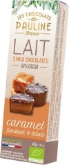 Les Chocolats de PAULINE Carameltaler mit Vollmilchschokolade, 45 g