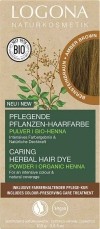 LOGONA Pflanzen-Haarfarbe Pulver 06 Bernsteinbrau, 100g