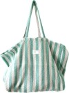 Lili Pepper Baumwolltasche Stripes Mint