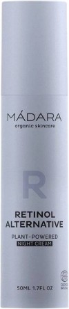 MÁDARA Distributeur de crème de nuit alternative au rétinol, 50 ml