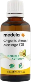 Medela huile de massage pour seins Bio, 50 ml