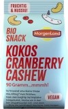 Morgenland Snack Kokos Cranberry Cashew, 90 g