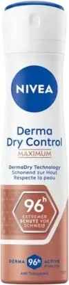 NIVEA Female Deo Derma Dry Control Max Spray, 150 ml