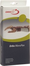 OMNIMED Ortho Manu Flex Handgelenk S 22cm links grau/bordeaux