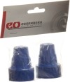 OSSENBERG Krückenkapsel blau 16mm, 1 Paar