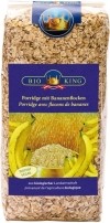 Bioking Porridge aux flocons de banane Bio, 500 g