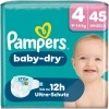 Pampers Baby Dry Gr.4  9-14 kg Maxi Sparpaket, 45 Stück