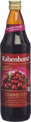 Rabenhorst Cranberry Muttersaft Bio, 750 ml