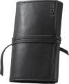 Rubis Maniküreset Leder-Rolletui 4-teilig schwarz