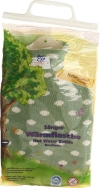 Sänger Wärmflasche 2l Strickbezug grün Punkte