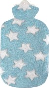 Sänger bouillotte housse peluche 2l étoiles bleu