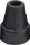 Sahag Krückenkapseln 16mm schwarz, 1 Paar