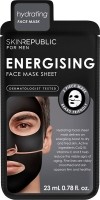 SKIN REPUBLIC Men's Energising Face Mask Sheet, 10 x 23 ml