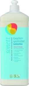Sonett Geschirrspülmittel sensitive Nachfüllflasche, 1 Liter