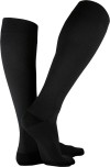 BAUERFEIND Venotrain Business foot l AD KKL2 Gr. L plus/long geschl. Fusspitze schwarz, 1 Paar