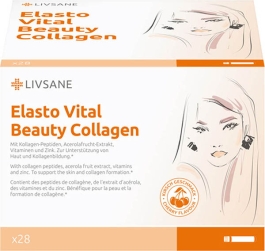LIVSANE Elasto vital Beauty Collagen Ampullen, 28 Stück: Produktbild
