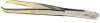 HERBA pincette 7.5cm pointe or 5360