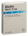 BIOTINE Merz comprimés 5mg, 100 pièces