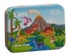 FLAWA Junior Plast Strips Dino Tin Box, 20 Stück