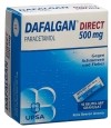 DAFALGAN Direct Granulat 500mg Rote Beeren, 16 Stück