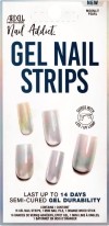 Ardell Nail Addict Gel Strips Moonlit Pearl, 16 pièces