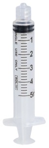 SOL-M Seringue 5ml Luer Lock stérile 3-pièces, 100 pièces