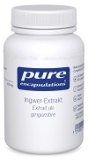 PURE extrait de gingembre capsules, 60 pièces
