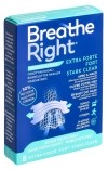 BREATHE RIGHT/BESSER ATMEN bandelettes nasales extra fort Clear, 8 pièces