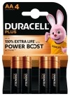 DURACELL  Plus Power Boost AA 4 pièces