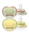 Avent Philips Nuggi Ultra Air Day 18+M weiss/grün, 2 Stück