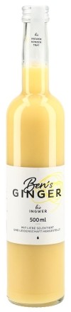 BEN'S GINGER Ingwerkonzentrat bio Flasche, 500 ml