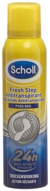 Scholl Fresh Step Antitranspirant Fussdeo Spray, 150 ml