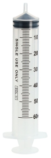 Seringue SOL-M sans aiguille 60ml EccentricTip, 30 pièces
