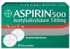 ASPIRINE 500 comprimés instanttanés 500mg, 6 x 2 pièces