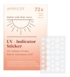 APRICOT UV-Indikator Stickers Vorsicht ist besser als Nachsicht, 72 Stück