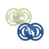 MAM Perfect lolette sili 16-36m blue/blue, 2 pièces