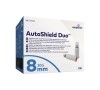 AUTOSHIELD DUO aiguille sécurité 8mm 100 pièces