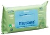 MUSTELA lingettes peua normal compostables, 60 pièces